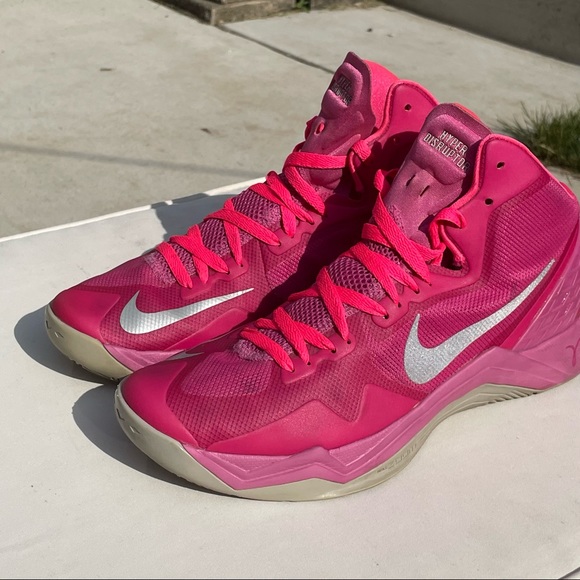Nike Other - Nike Zoom Hyper disrupter PINK breast cancer awareness men size 11